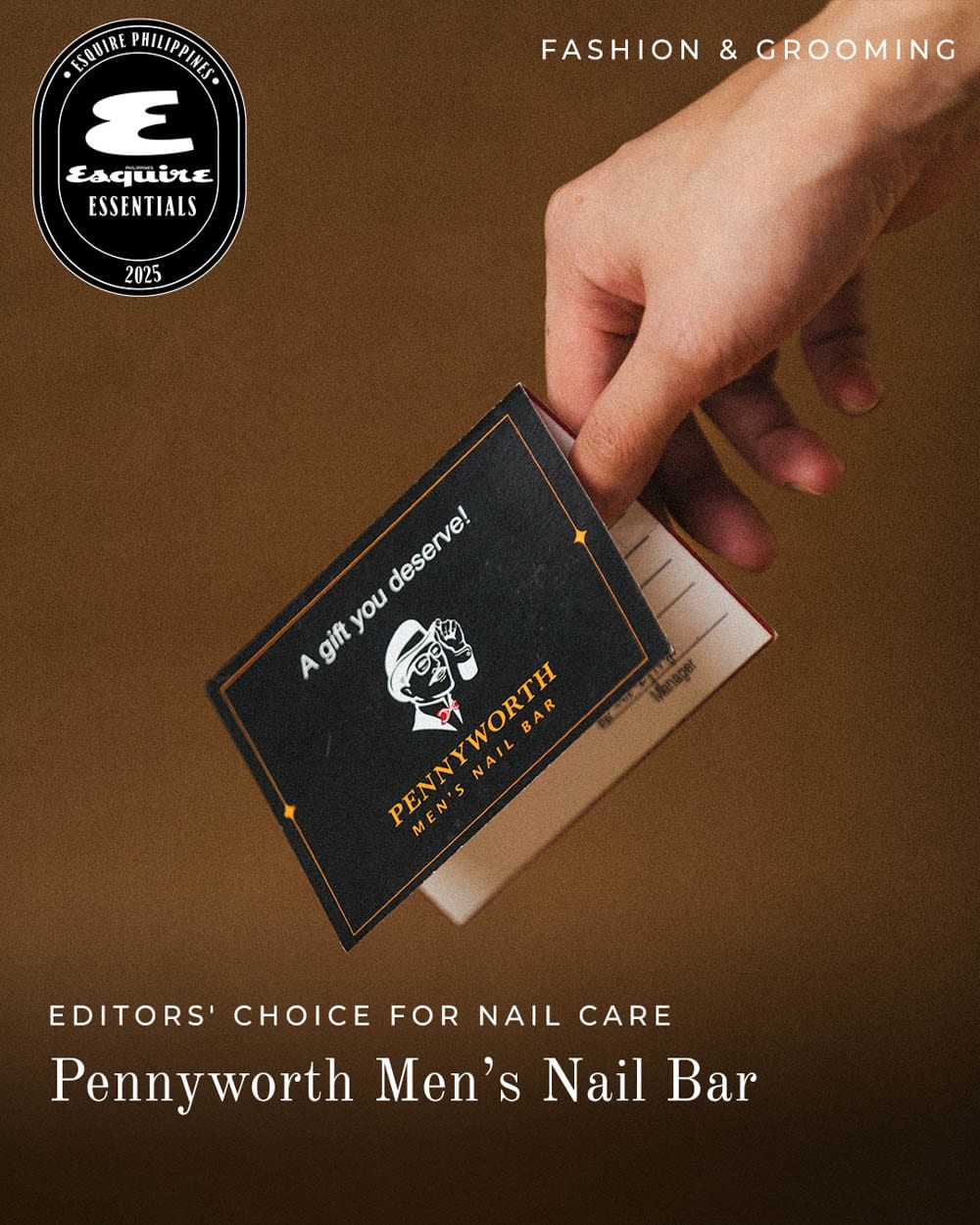 Editors' Choice for Nail Care: Pennyworth Men’s Nail Bar