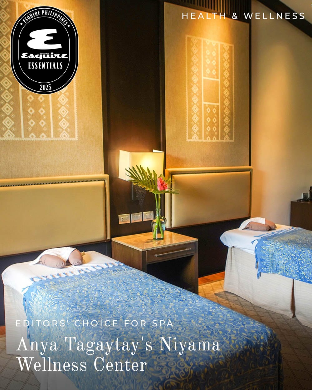 Editors' Choice for Spa: Anya Tagaytay's Niyama Wellness Center