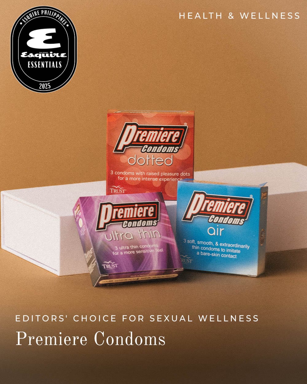 Editors' Choice for Sexual Wellness: Premiere Condoms