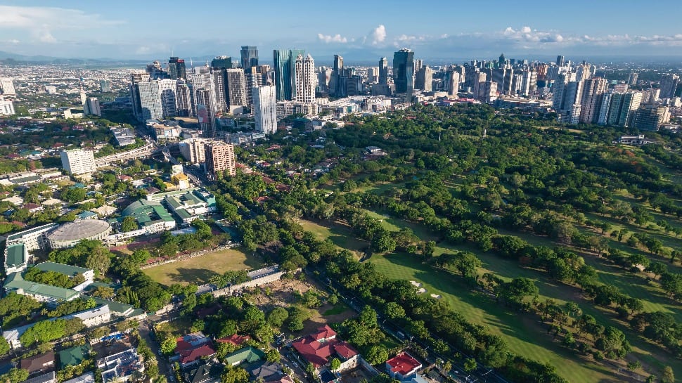 Wack Wack Golf and Country club aerial view