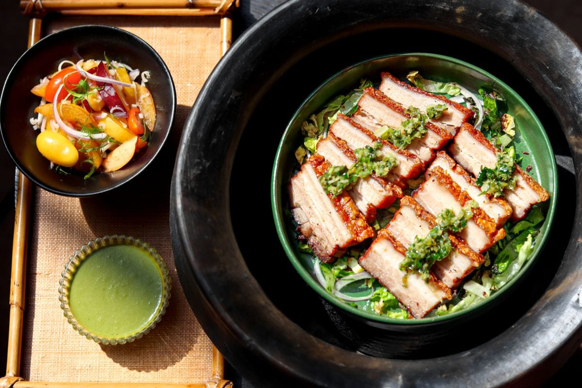 Abacá's Smoked Lechon Pork Belly