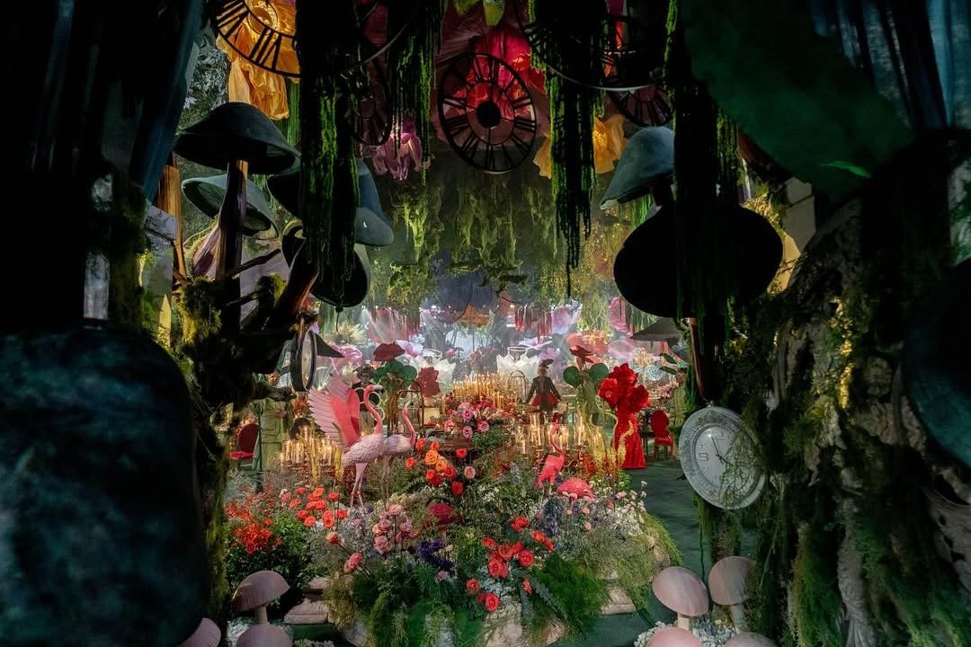 Alice in Wonderland themed birthday