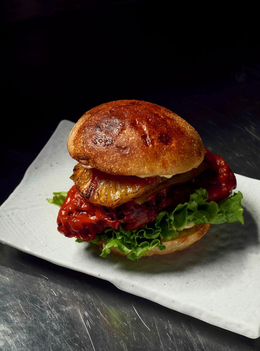 Kong restaurant sriracha burger