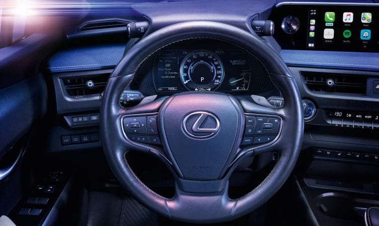 lexus ux300e interior