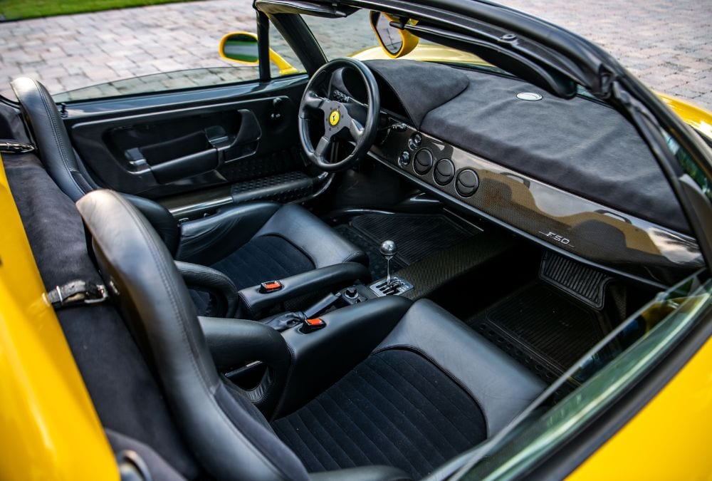 ferrari, ralph lauren interior