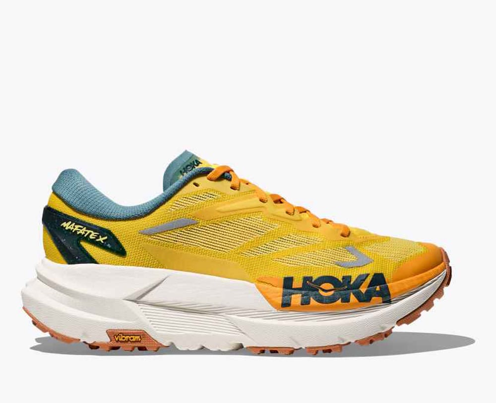 The Hoka Mafate X trail shoe