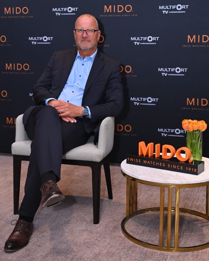Mido watch CEO Franz Linder
