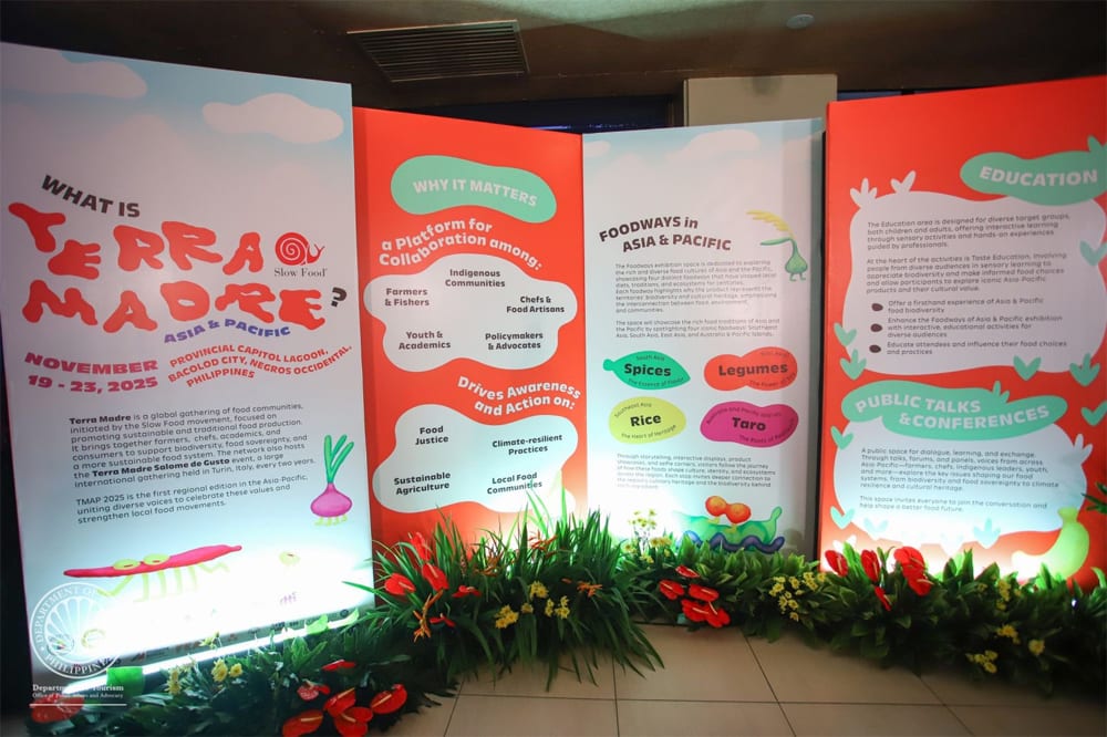 The Philippines formally launched Terra Madre Asia & Pacific 2025 on Tuesday (Sept. 9) at the North Forbes Park Pavilion in Makati City