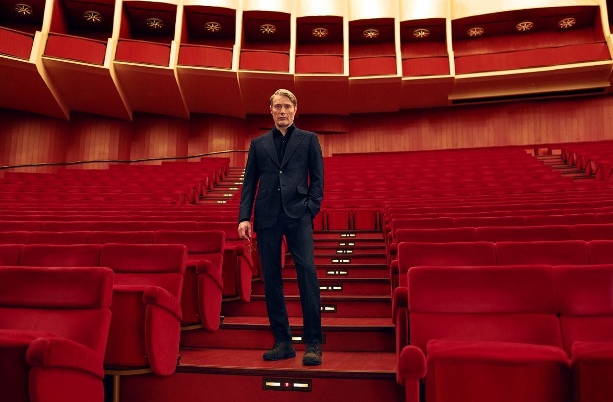 Danish actor Mads Mikkelsen in Zegna