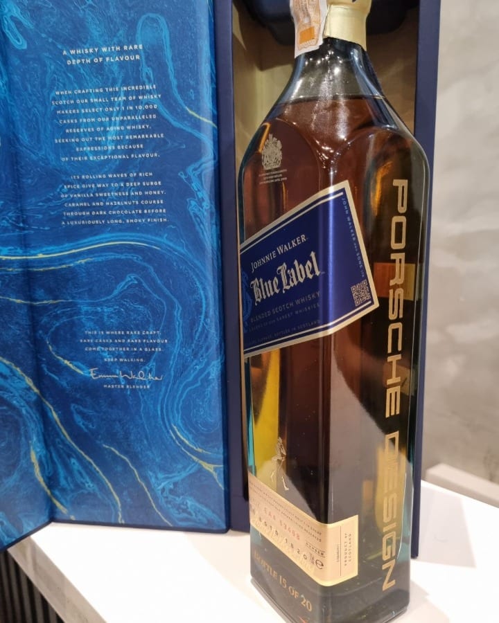 porsche and johnnie walker collab