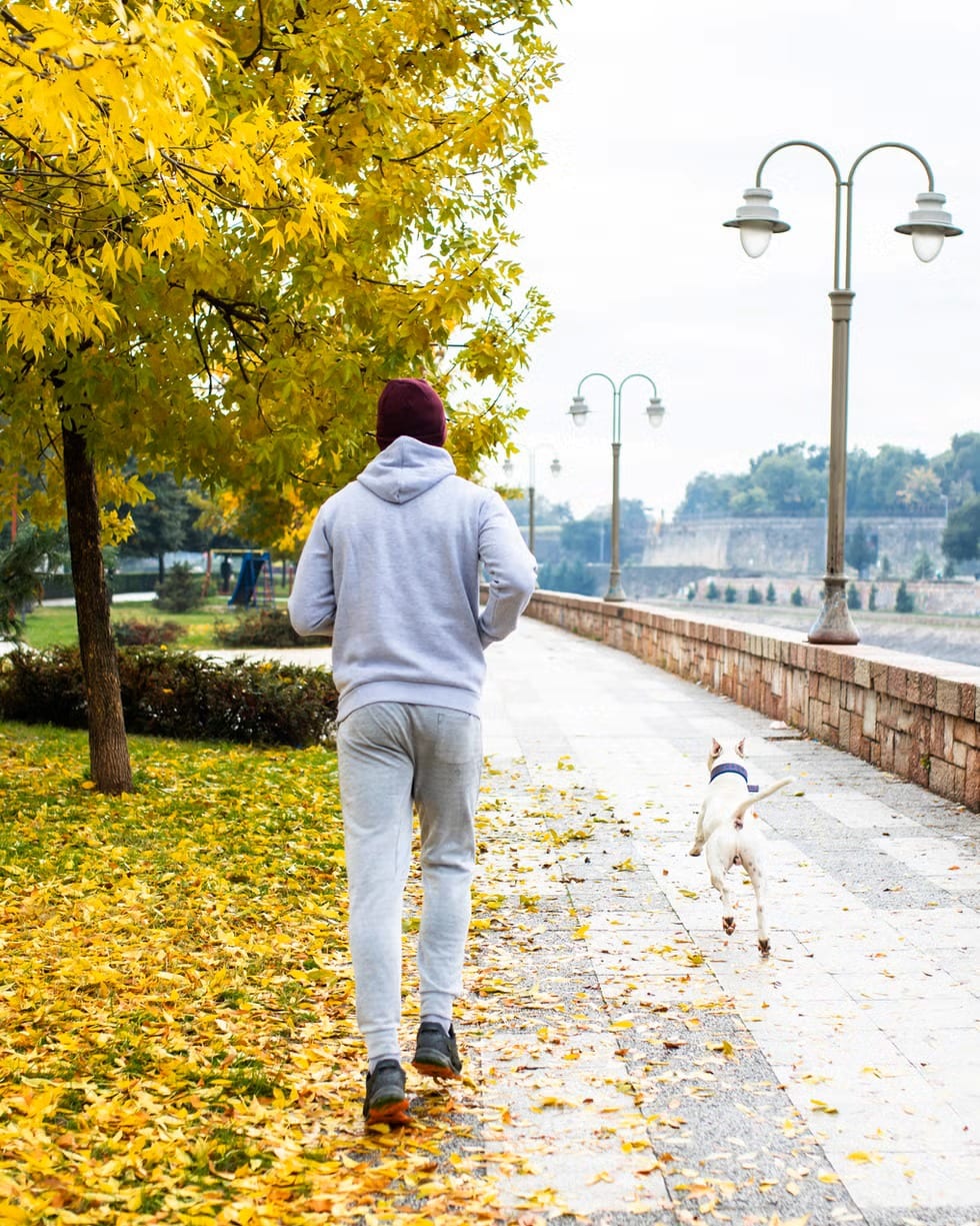 man jogging