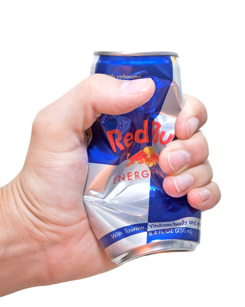 red bull in can