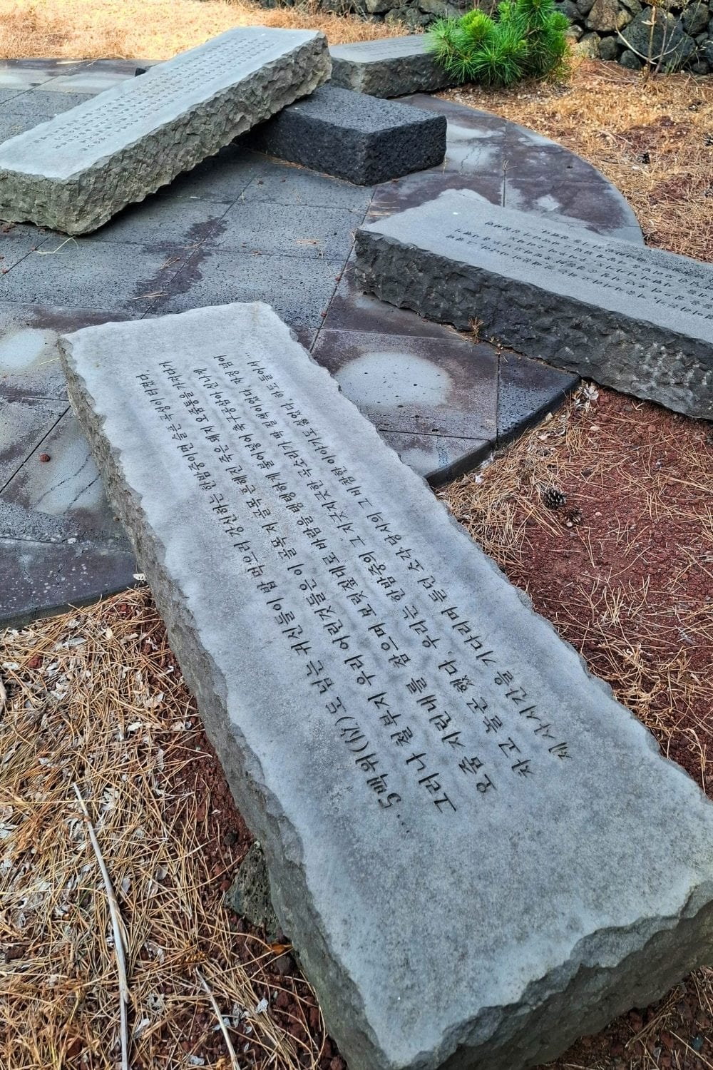 Bukchong Memorial Hall tombstones of children