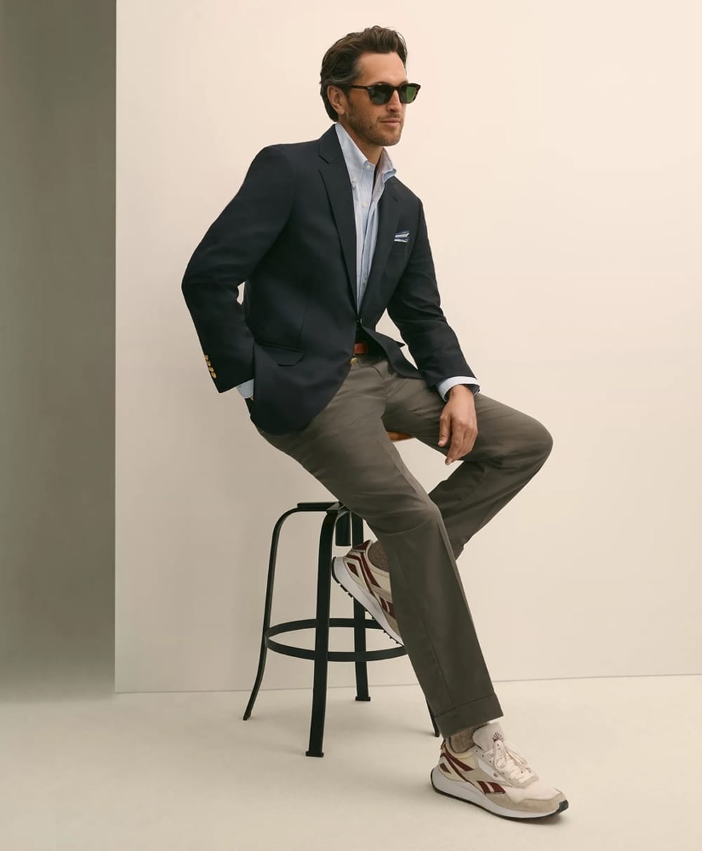 Traditional Fit Wool 1818 Blazer