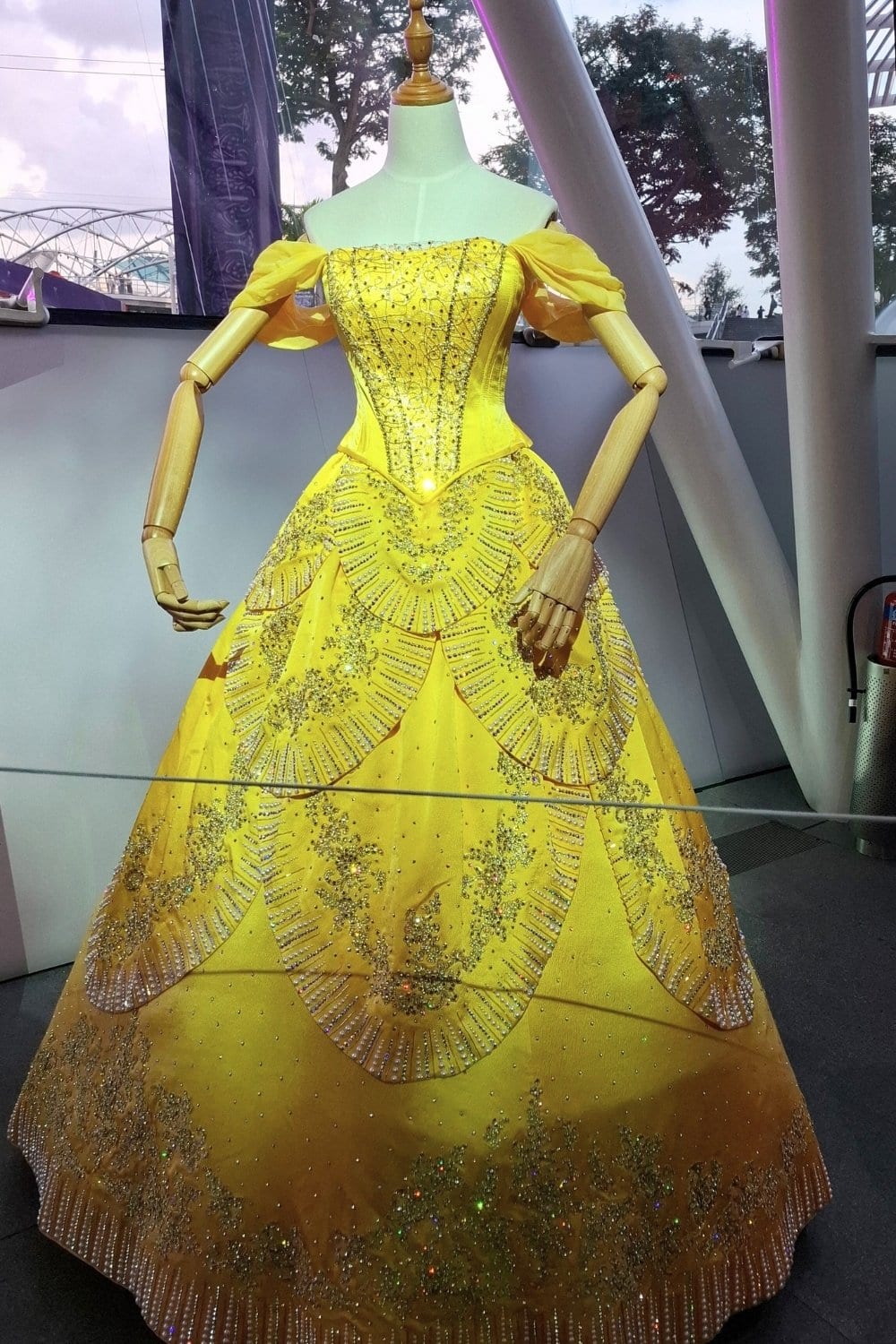 Yellow ballgown of Belle