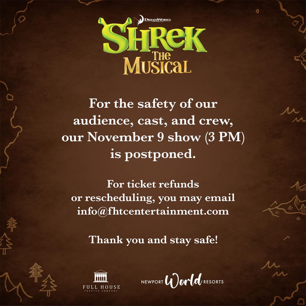 Shrek the Musical canceled