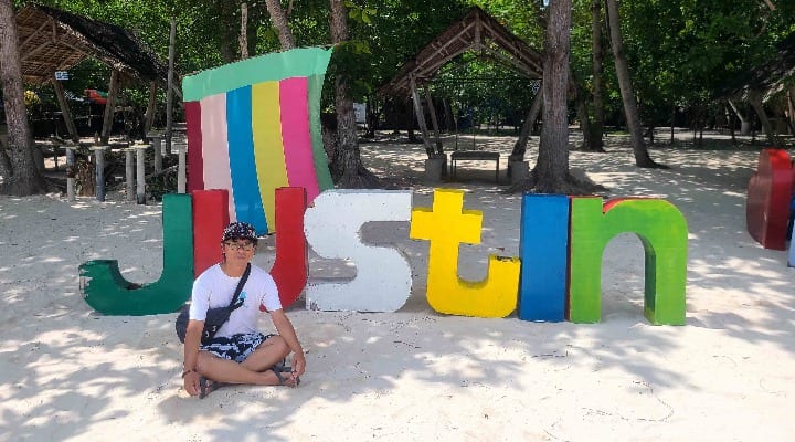 taiwanese traveler justin liu in zamboanga del sur