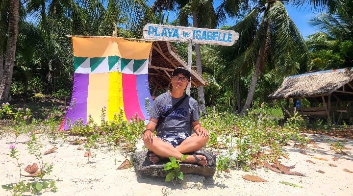 taiwanese traveler justin liu in zamboanga del sur